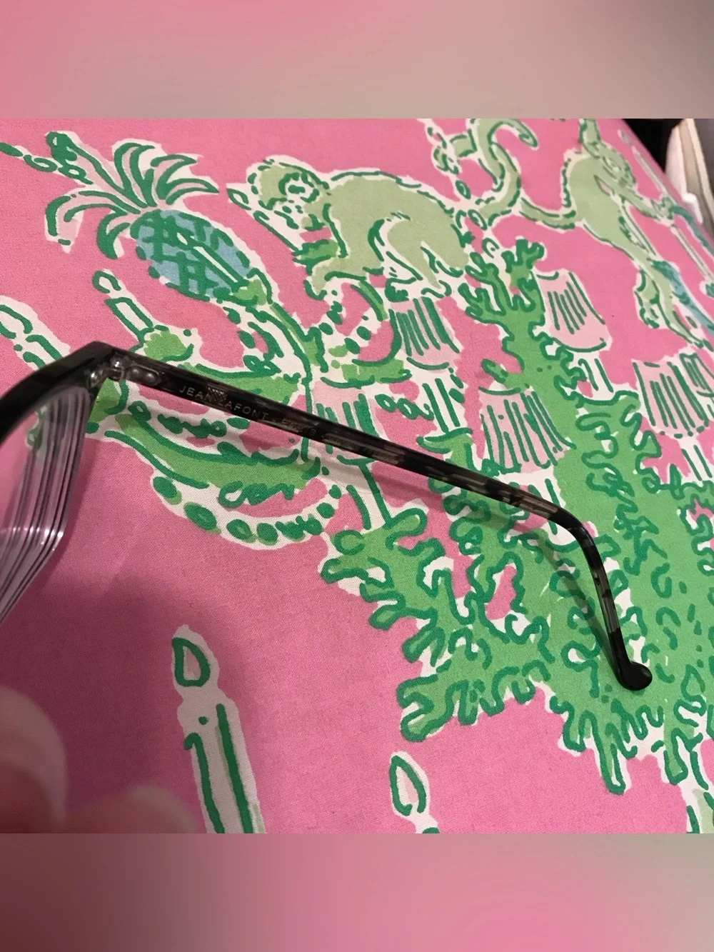 Jean Lafont Eyeglasses Frames Proust 100 Black 51-18-145 Plastic Paris France